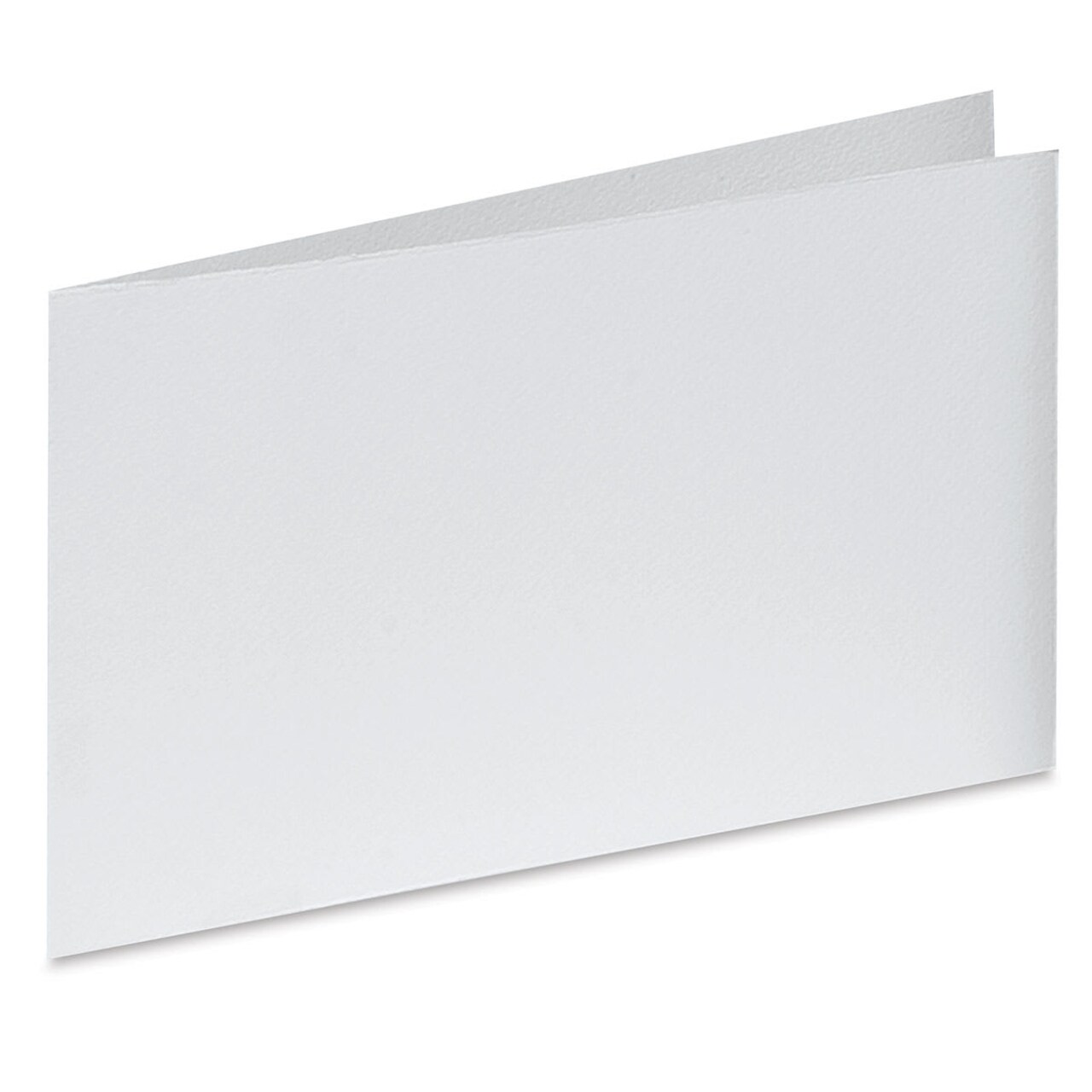 Arturo Horizontal Folded Card - 4-1/2" x 13-3/4", Soft White, Medium Greeting, Package of 100